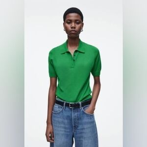 COS Merino Wool Blend Polo, M